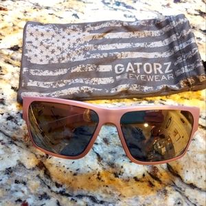 Gatorz limited edition pink frame w/gray polarized lens